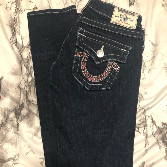 True religion jeans, pink crystals design - Picture 3 of 3